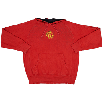 2007-08 Manchester United Nike Hooded Sweat Top - 7/10 - (XL)