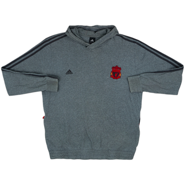2010-11 Liverpool adidas Hooded Top - 6/10 - (XL)