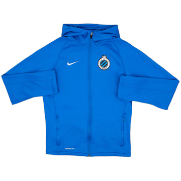 2013-14 Club Brugge Nike Hooded Track Jacket - 10/10 - (S)
