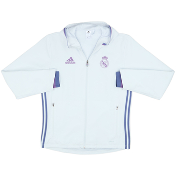 2016-17 Real Madrid adidas Hooded Track Jacket - 6/10 - (M)