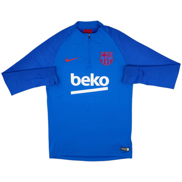 2019-20 Barcelona Nike 1/4 Zip Drill Top - 6/10 - (S)