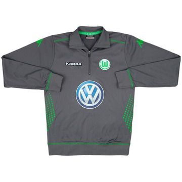 2014-15 Wolfsburg Kappa 1/4 Zip Drill Top - 6/10 - (S)