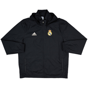 2016-17 Real Madrid adidas Hooded Rain Jacket - 7/10 - (XL)
