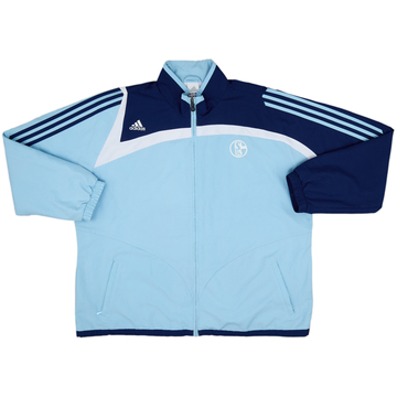 2007-08 Schalke adidas Track Jacket - 7/10 - (XXL)