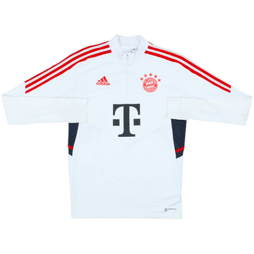 2022-23 Bayern Munich adidas 1/4 Zip Training Top - 8/10 - (S)