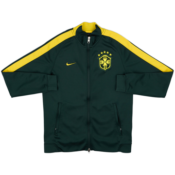 2014-15 Brazil Nike Track Jacket - 8/10 - (M)