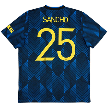 2021-22 Manchester United Third Shirt Sancho #25 - 10/10 - (XL)