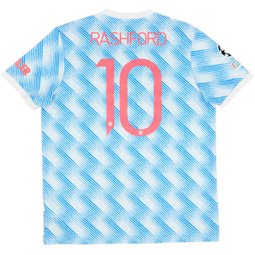 2021-22 Manchester United Away Shirt Rashford #10 - 9/10 - (XL)
