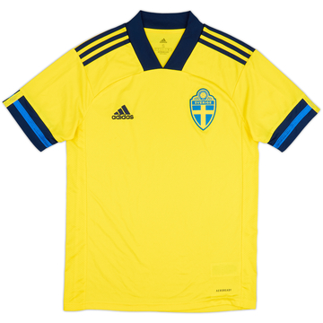 2020-21 Sweden Home Shirt - 8/10 - (S)