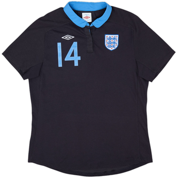 2011-12 England Away Shirt #14 - 7/10 - (Women's XL)