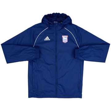 2018-19 Ipswich adidas Hooded Rain Jacket - 9/10 - (S)