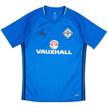 2016-17 Northern Ireland adizero Training Shirt - 9/10 - (M)