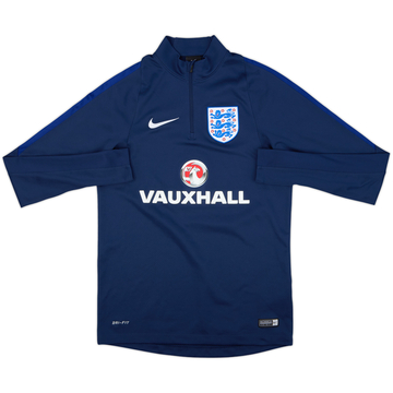 2016-17 England Nike 1/4 Zip Drill Top - 8/10 - (S)