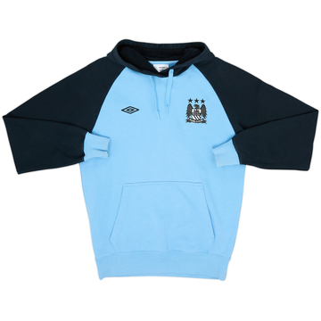 2012-13 Manchester City Umbro Hooded Sweat Top - 9/10 - (M)