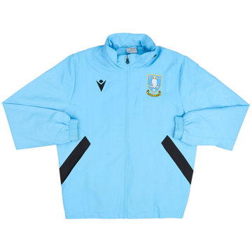 2021-22 Sheffield Wednesday Macron Hooded Rain Jacket - 9/10 - (S)