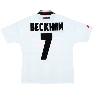 1997-99 Manchester United Away Shirt Beckham #7 - 7/10 - (Y)
