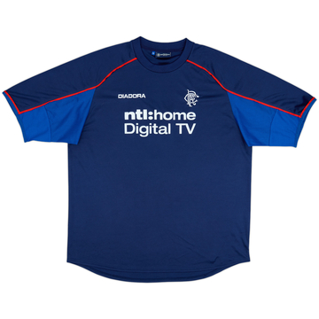 2002-03 Rangers Diadora Training Shirt - 10/10 - (XL)