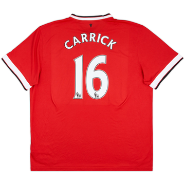 2014-15 Manchester United Home Shirt Carrick #16
