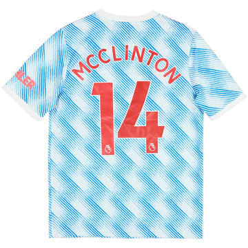 2021-22 Manchester United Away Shirt Mcclinton #14 - 7/10 - (XL.Boys)