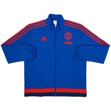 2015-16 Manchester United adidas Track Jacket - 8/10 - (L)