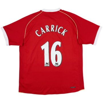 2006-07 Manchester United Home Shirt Carrick #16 - 7/10 - (L)