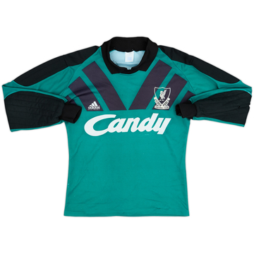 1991-92 Liverpool GK Shirt - 5/10 - (S)