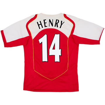 2004-05 Arsenal Home Shirt Henry #14 - 5/10 - (S)