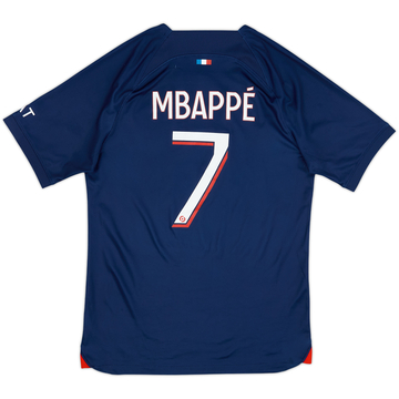 2023-24 Paris Saint-Germain Home Shirt Mbappe #7 - 8/10 - (S)