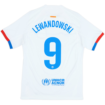 Camiseta de visitante del Barcelona 2023-24 Lewandowski #9 - 7/10 - (S)