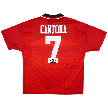 1994-96 Manchester United Home Shirt Cantona #7 - 9/10 - (L)