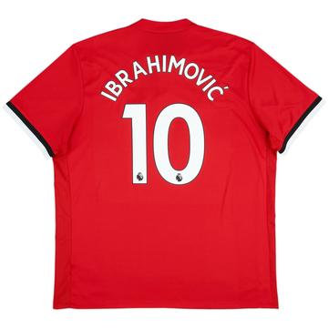 2017-18 Manchester United Home Shirt Ibrahimovic #10 - 6/10 - (XXL)