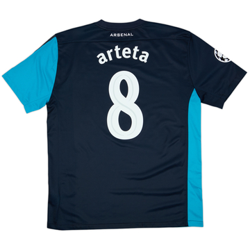 2011-12 Arsenal Away Shirt Arteta #8 - 8/10 - (L)