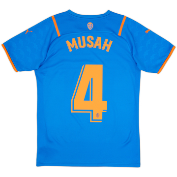2021-22 Valencia Third Shirt Musah #4 - 10/10 - (S)