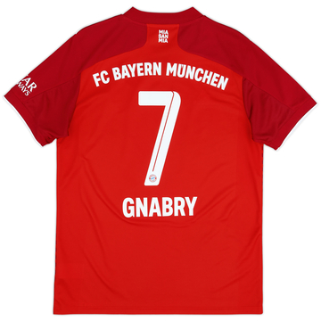 2021-22 Bayern Munich Home Shirt Gnabry #7 - 9/10 - (M)