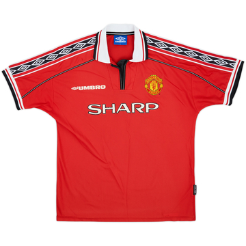 1998-00 Manchester United Home Shirt - 5/10 - (L)