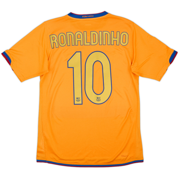 2006-08 Barcelona Away Shirt Ronaldinho #10 - 8/10 - (S)