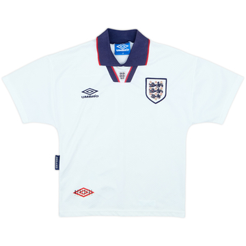 1993-95 England Home Shirt - 8/10 - (L.Boys)