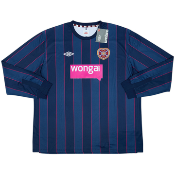2010-11 Hearts Away L/S Shirt (3XL)