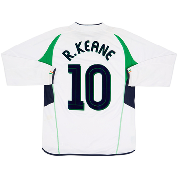 2002-03 Ireland Away L/S Shirt R.Keane #10 - 6/10 - (M)