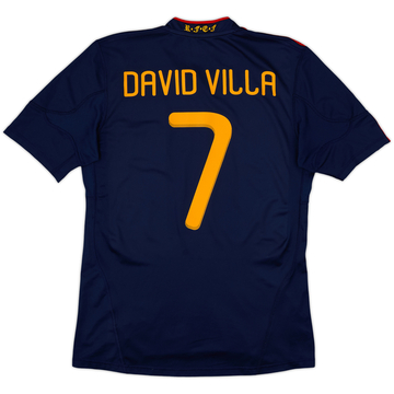 2010-11 Spain Away Shirt David Villa #7 - 10/10 - (M)