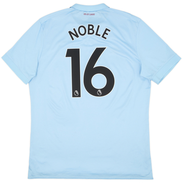 2017-18 West Ham Third Shirt Noble #16 - 6/10 - (XL)