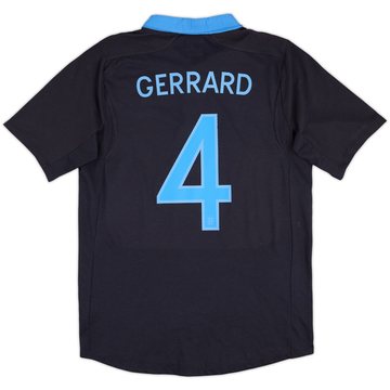 2011-12 England Away Shirt Gerrard #4 - 8/10 - (S)