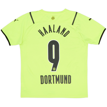 2021-22 Borussia Dortmund European Home Shirt Haaland #9 - 8/10 - (M)