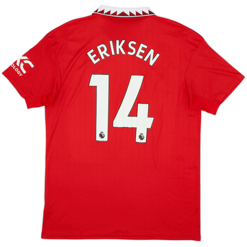 2022-23 Manchester United Home Shirt Eriksen #14 - 8/10 - (L)
