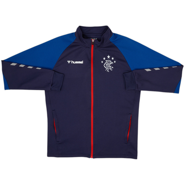 2018-19 Rangers Hummel Track Jacket - 9/10 - (L)