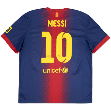 2012-13 Barcelona Home Shirt Messi #10 - 5/10 - (XL)