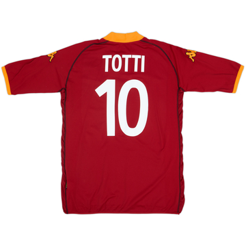 2002-03 Roma Home Shirt Totti #10 - 8/10 - (3XL)