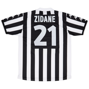 1999-00 Juventus Home Shirt Zidane #21 - 8/10 - (XXL)