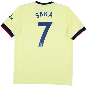 2021-22 Arsenal Away Shirt Saka #7 - 9/10 - (L)