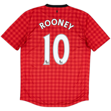 2012-13 Manchester United Home Shirt Rooney #10 - 7/10 - (M)